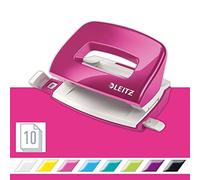 (TG. 10 Sheets) Leitz Mini perforatore, Capacit 10 fogli, Barra di selezione de