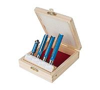 (TG. 10-tlg.) Silverline 719769 Cucina Router Bit Set, 1/2-1/4 cm - 4 Pezzi - NU