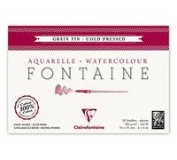 (TG. 10 x 15 cm) Clairefontaine 96436C Blocco di Carta Incollato a 4 Lati, 15 x