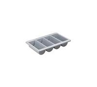 (TG. 100(H) x 530(W) x 325(D)mm) Kristallon J850 portaposate, quattro scomparti,