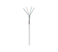(TG. 100 m) Goobay 93274 CAT 5e Cavo di Rete Matassa, SF/UTP, Grigio, 100m Lungh