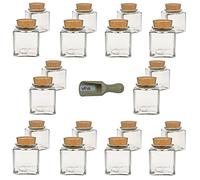 (TG. 100 ml) Viva Haushaltswaren, 20 Piccoli vasetti portaspezie con Coperchio i