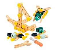 (TG. 100 pezzi) Janod - Secchiello 100 Pezzi Brico'Kids - Gioco di Costruzione p