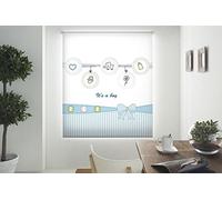 (TG. 100 x 160 cm) Blindecor W-I-86509-Tenda a Pacchetto in Voile translucido St