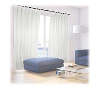(TG. 100 x 160 cm) Relaxdays 10020637_49 Tende con Passanti in Set da 2, Semitra