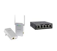 (TG. 1000 Mbps) Netgear PLW1000-100PES Adattatori Powerline AV1000, Wireless AC