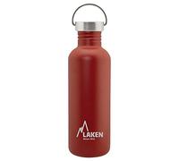 (TG. 1000 ml) laken Bot. ac. inox Basic 1L S/S tapón - Rojo - NUOVO