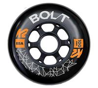 (TG. 100mm 85A) Sconosciuto K2 Skates Bolt 100 MM 85A 4-Wheel Pack, Ruote per Pa