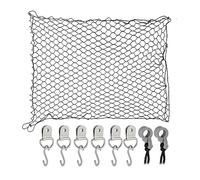 (TG. 100x100 cm) Relaxdays Rete Portaoggetti Auto, Divisorio per Cani, 100x100 c