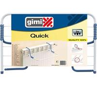 (TG. 100x100x100 cm) Gimi Quick Stendibiancheria da Termosifone in Acciaio, Sten