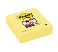 (TG. 101 x 101 mm) Post-it 5074 Super Sticky Foglietti a Righe, 70 Fogli, Confez