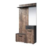 (TG. 104 x 190 x 32 cm) trendteam smart living Appendiabiti Compatto, plastica M
