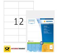 (TG. 105 x 48 mm) Herma Laseretiket Superprint 4417, 6000 Pezzi - NUOVO