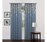 (TG. 106.7L x 213.4A cm (1 Pannelli)) Lush Decor Tenda a Forma di Fiore Pannello