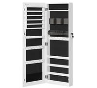 (TG. 108x37.5x9.7cm) SONGMICS Armadietto Portagioie da Parete o Porta, Specchier