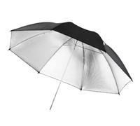 (TG. 109cm) Walimex Pro - Ombrello riflettente 109 cm, colore: Nero/Argento - NU