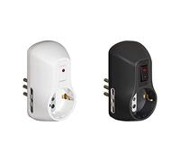 (TG. 10A) BTicino S3610Db Kit Adattatore Safe 1 Presa Standard Tedesca E 2 Prese