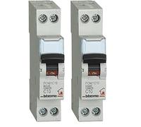 (TG. 10A (Confezione da 2)) Bticino SFC881C10 FP btdin45 Interruttore, Magnetote