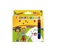 (TG. 10er Set Textilstifte) Amewi 300010 - Pennarelli magici per Tessuti, 10 Pez