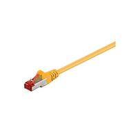 (TG. 10m) Goobay 68305 CAT 6 Cavo Patch, Rete S/FTP (PiMF), Giallo, 10m Length -