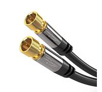 (TG. 10m) KabelDirekt 10m Cavo SAT Coassiale, (Connettore F su Connettore F, Cla