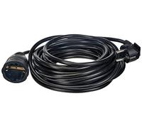 (TG. 10m) UNITEC Schuko - Prolunga H05VV-F3G1,5mm², IP 20, 10 m, colore: Nero -
