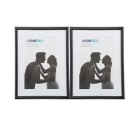 (TG. 10x15 cm) Relaxdays Bilderrahmen Set da 2 Cornici Portafoto, 15x20 cm, Pass
