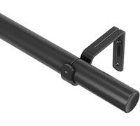 (TG. 10x340x8 cm) Umbra Zen Asta per Tende Regolabile da 2.5 cm, 82-326 cm, Nero