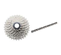 (TG. 11-32D) SHIMANO CS-R8000 Ultegra, Ruota Libera 11V, Argento, 11-32D & Ulteg
