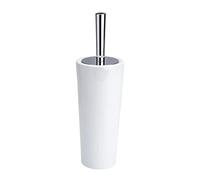 (TG. 11.5 x 11.5 x 37 cm) WENKO Portascopino per WC Coni bianco, Ceramica, 11.5