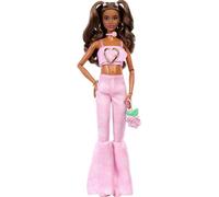 (TG. 11.6142 pollici) Barbie - Deluxe Style n. 12, bambola dai capelli castani m