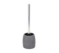 (TG. 11.8 x 11.8 x 38.5 cm) WENKO Portascopino per WC Goa grigio, Poliresina, 11