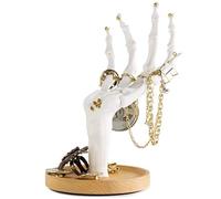 (TG. 11.8 x 21.5 x 14 cm) SUCK UK Scheletro Portagioie - Mano - NUOVO