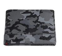 (TG. 11 centimeters) Zippo Lether tri fold wallet Portamonete 11 centimeters Gr