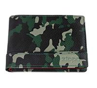 (TG. 11 centimeters) Zippo Lether tri fold wallet Portamonete 11 centimeters Ver