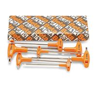 (TG. 11 Pezzi) Beta 96T/S11 - Chiavi Esagonali Maschio Piegate Cromate con Impug