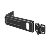 (TG. 11 x 4,4 cm) Master Lock 704EURDBLK Esterno Porta Chiavistello, Nero Opaco
