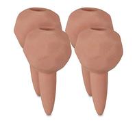 (TG. 11 x 6 x 6 cm) Relaxdays Coni Annaffiatori in Set da 4, Sfere di Irrigazion