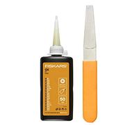 (TG. 11 X 7 X 3 Cm) Fiskars Kit di manutenzione per attrezzi da taglio, Con lima