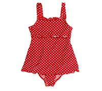 (TG. 110/116 cm) Playshoes UV-Schutz Badeanzug mit Rock Punkte Costume da Bagno,