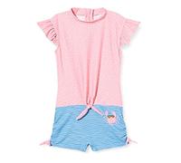 (TG. 110-116) Playshoes Pezzo Unico di Granchio Costume Intero, Blu/Rosa, 110/11