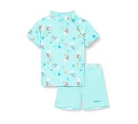 (TG. 110-116) Playshoes Schwimmshirt Badeshorts Set di Costume a Maglietta, Einh