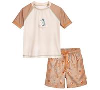 (TG. 110-116) Playshoes Zweiteiler Set di Rash Guard, Fauna Selvatica, 110/116 c