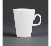 (TG. 110(H)mm) 12 x Olympia Whiteware latte tazze 285 ml 283,5 gram 110 mm Porce