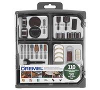 (TG. 110-Pieces) Dremel 709-02 - Kit di 110 utensili rotanti multiuso, include u