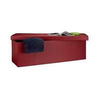 (TG. 114 x 38 x 38 cm) Relaxdays 10019045_708 Sgabello Pieghevole Cassapanca Pou
