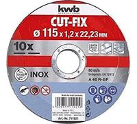 (TG. 115 x 1,0 mm) KWB - Set di dischi da taglio per metalli,115 X 1.0 X 22.23 m