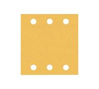 (TG. 115x107 mm) Bosch Professional 10x Carte abrasive Expert C470 con 6 fori (p