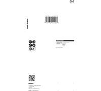 (TG. 115x230 mm) Bosch Professional 10x Carte abrasive Expert C470 con 14 fori (