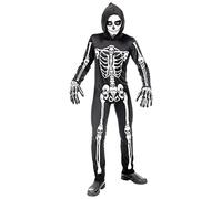 (TG. 116 cm / 4-5 anni) Widmann- Scheletri e Teschi Costume per Bambini, Multico